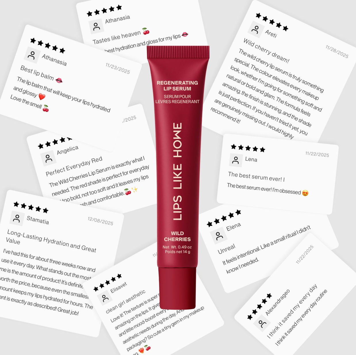 Regenerating Lip Serum - Wild Cherries